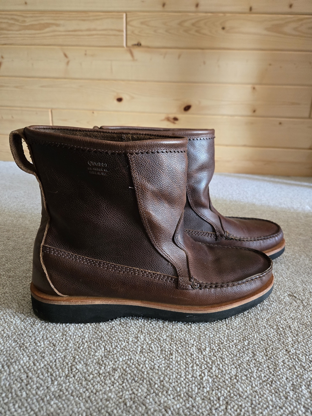 Filson/Quoddy Slip On Mens Boots Size 13